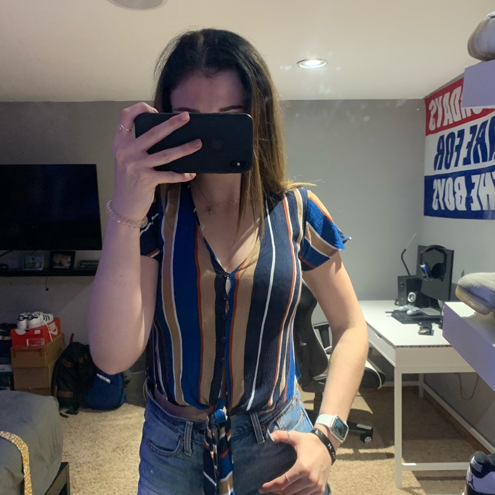 Blouse Button Down Top - image 3